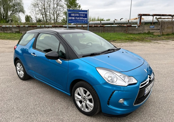 Citroen DS3 cena 21950 przebieg: 156000, rok produkcji 2011 z Konin małe 301